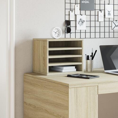 Dueslag til skrivebord 36x26x29,5 cm konstrueret træ sonoma-eg
