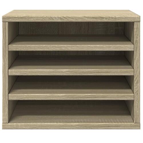 Dueslag til skrivebord 36x26x29,5 cm konstrueret træ sonoma-eg
