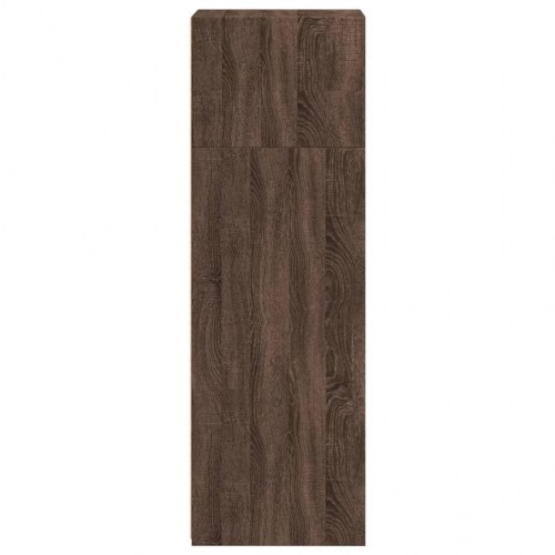 Reol 40 × 41 × 124 cm i konstrueret træ - brun egetræsfarve
