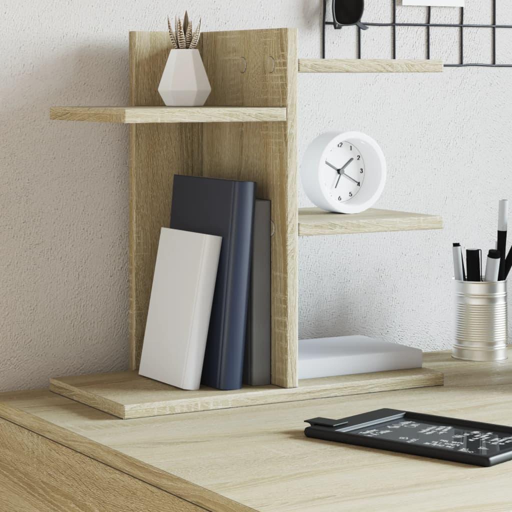 Hylde Til Skrivebord 42x21 5x42 Cm Konstrueret Træ Sonoma Eg