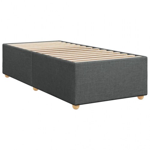 Sengeramme uden madras 80 x 200 cm - mørkegrå stof