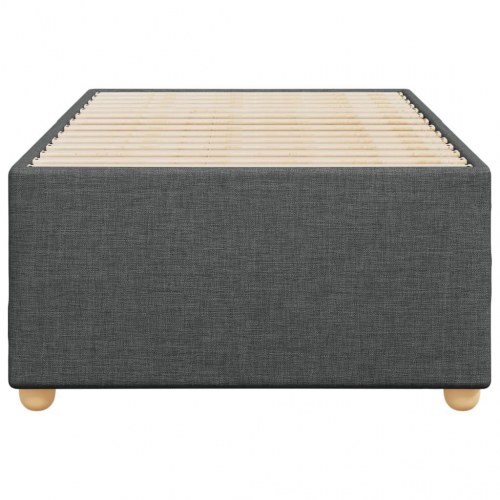 Sengeramme uden madras 80 x 200 cm - mørkegrå stof
