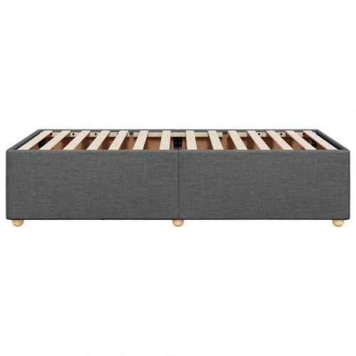 Sengeramme uden madras 80 x 200 cm - mørkegrå stof