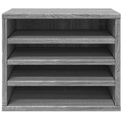 Dueslag 36x26x29,5 cm konstrueret træ grå sonoma-eg