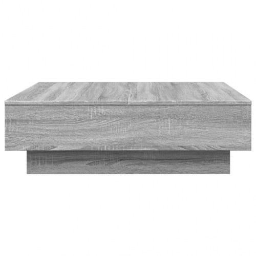 Sofabord 90 × 90 × 28 cm i konstrueret træ - grå sonoma-eg