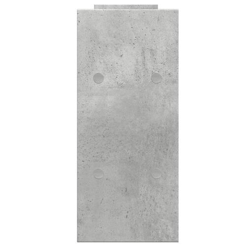 Dueslag til skrivebord 38,5x17x39 cm konstrueret træ betongrå