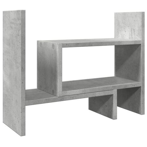 Dueslag til skrivebord 38,5x17x39 cm konstrueret træ betongrå