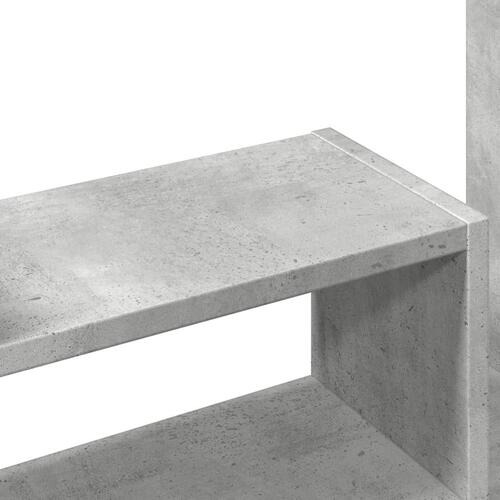 Dueslag til skrivebord 38,5x17x39 cm konstrueret træ betongrå