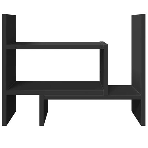 Dueslag til skrivebord 38,5x17x39 cm konstrueret træ sort
