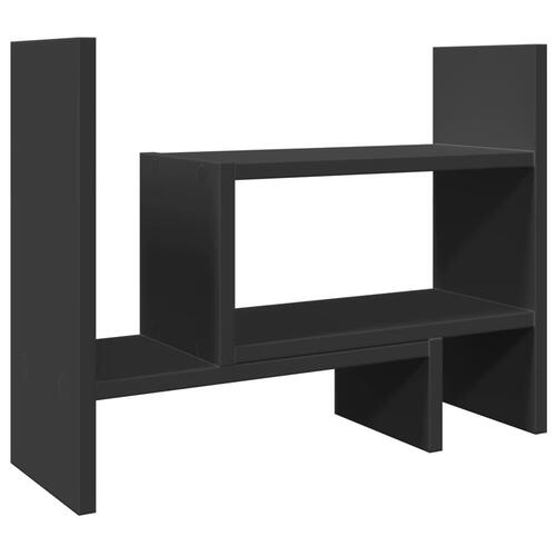 Dueslag til skrivebord 38,5x17x39 cm konstrueret træ sort