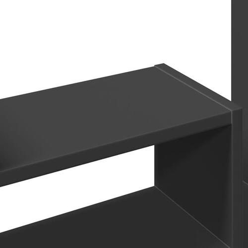 Dueslag til skrivebord 38,5x17x39 cm konstrueret træ sort