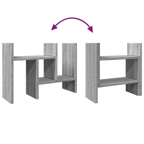Dueslag 34,5x15,5x35,5 cm konstrueret træ grå sonoma-eg