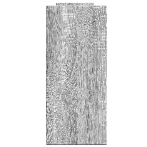 Dueslag 38,5x17x39 cm konstrueret træ grå sonoma-eg