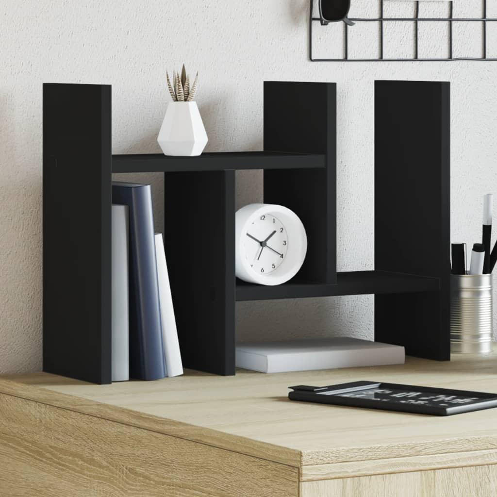 Dueslag til skrivebord 34,5x15,5x35,5 cm konstrueret træ sort