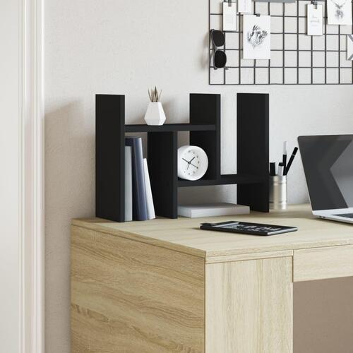 Dueslag til skrivebord 34,5x15,5x35,5 cm konstrueret træ sort