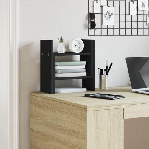 Dueslag til skrivebord 34,5x15,5x35,5 cm konstrueret træ sort