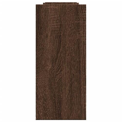 Dueslag 34,5x15,5x35,5 cm konstrueret træ brun egetræsfarve