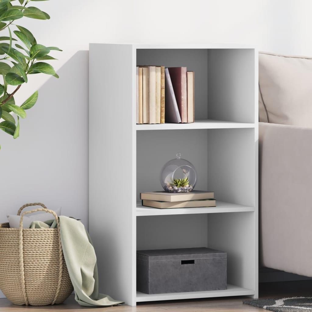 Reol 50x41x93 cm konstrueret træ hvid billede