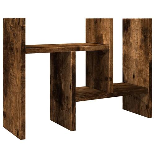Dueslag 34,5x15,5x35,5 cm konstrueret træ røget eg