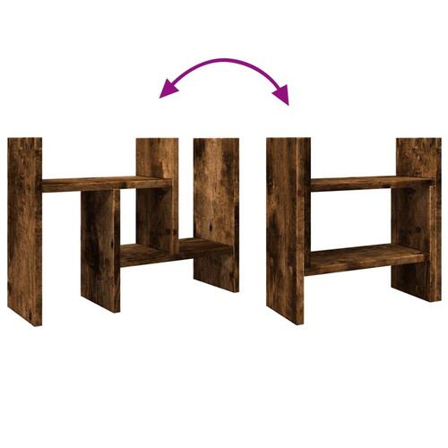Dueslag 34,5x15,5x35,5 cm konstrueret træ røget eg