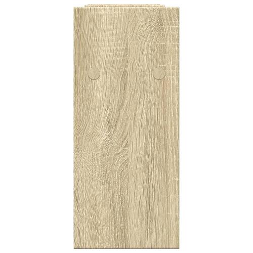 Dueslag 34,5x15,5x35,5 cm konstrueret træ sonoma-eg