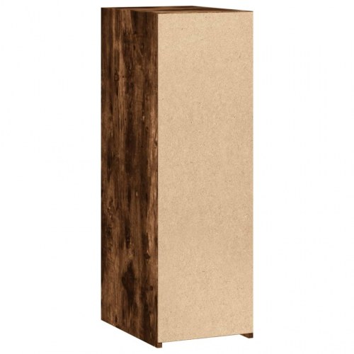 Reol 30 x 41 x 93 cm i konstrueret træ - røget egetræsfarve