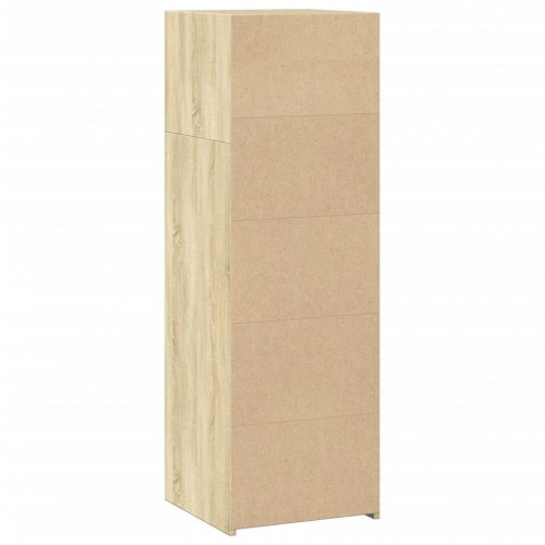 Reol 40×41×124 cm i konstrueret træ - sonoma eg