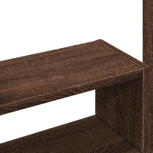 Dueslag 38,5x17x39 cm konstrueret træ brun egetræsfarve