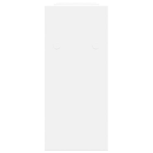 Dueslag til skrivebord 34,5x15,5x35,5 cm konstrueret træ hvid