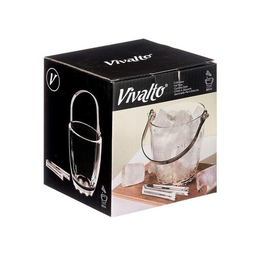 Isspand Gennemsigtig Metal Glas 800 ml (12 enheder)