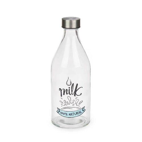 Flaske Milk Glas 1 L (12 enheder)