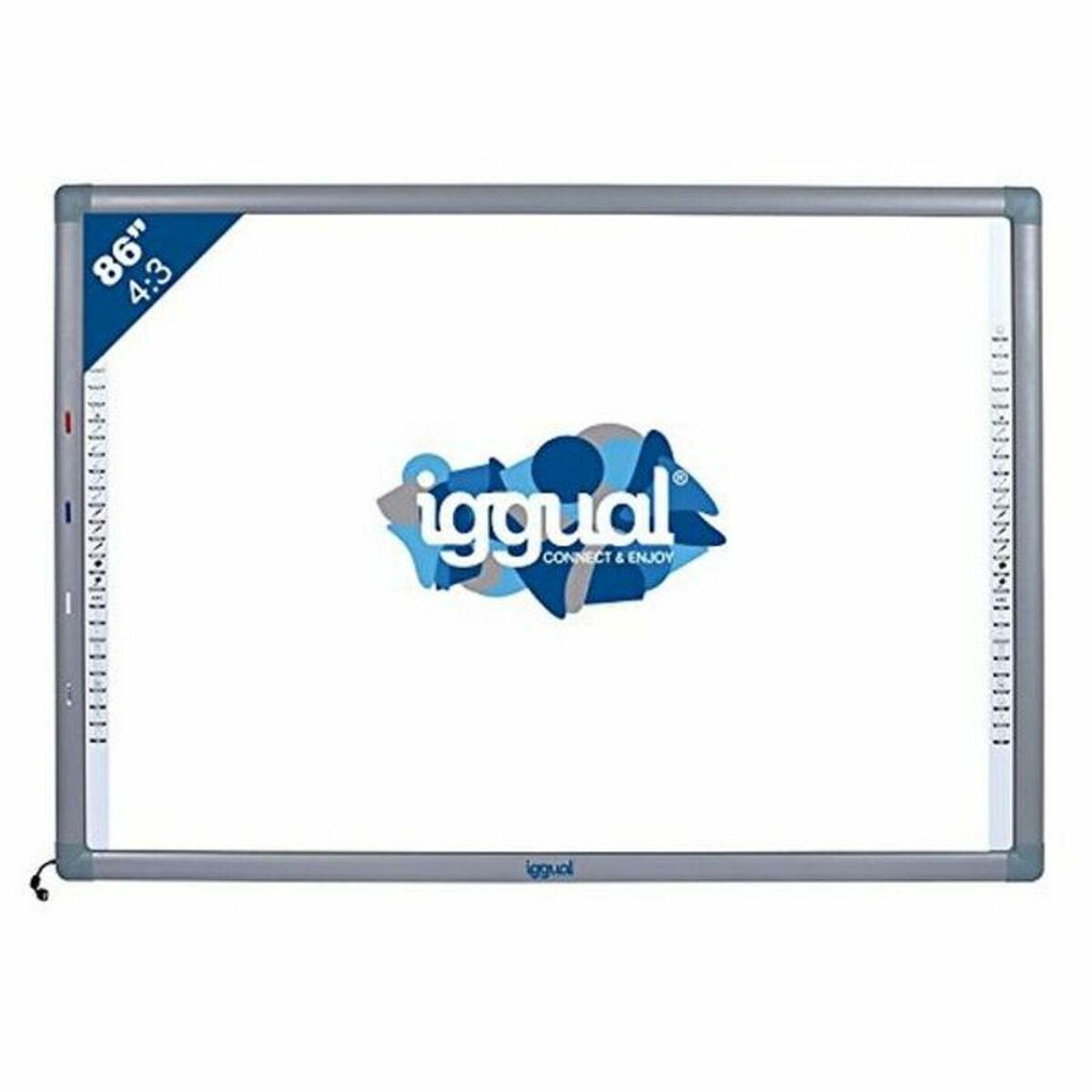 Interaktivt Whiteboard iggual IGG314371 86" 4:3 Infrarød