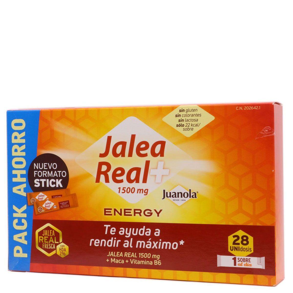 Juanola Jalea Real Energy - gelé royale kosttilskud, 28 enkeltdoser