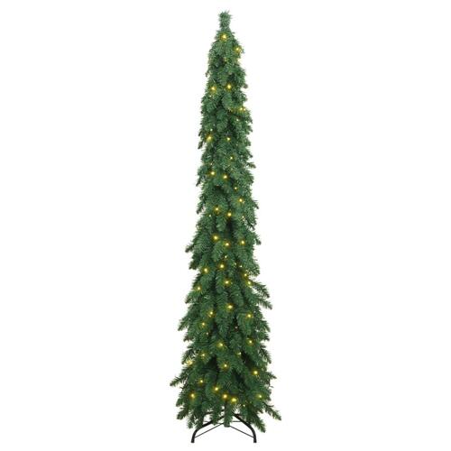 Kunstigt juletræ med 100 LED'er 180 cm