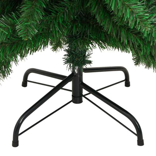 Kunstigt juletræ med 100 LED'er 180 cm