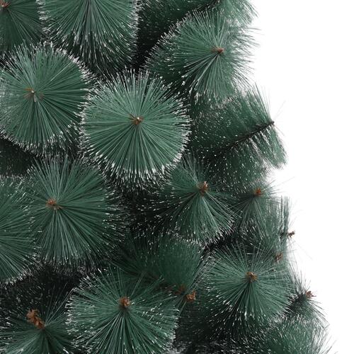Kunstigt juletræ med fod 240 cm PET grøn