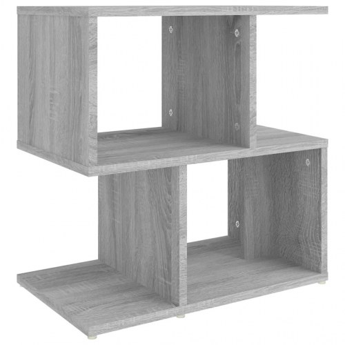 Sengebord 50×30×51,5 cm i konstrueret træ - grå sonoma-eg