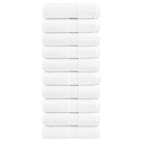 Vaskeklude SOLUND 10 stk. - hvid 30 x 30 cm