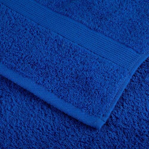Badehåndklæder 2 stk. Premium 100x150 cm 100 % bomuld blå