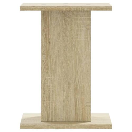 Højtalerstativer 2 stk. 30x30x40 cm konstrueret træ sonoma-eg