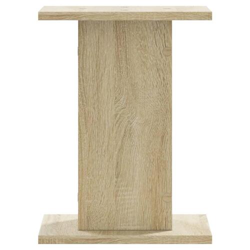 Højtalerstativer 2 stk. 30x30x40 cm konstrueret træ sonoma-eg