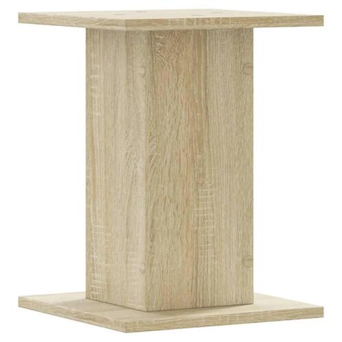 Højtalerstativer 2 stk. 30x30x40 cm konstrueret træ sonoma-eg
