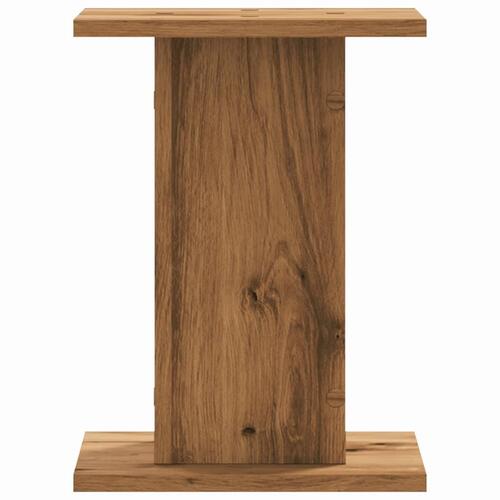 Højtalerstativer 2stk. 30x30x40cm konstrueret træ egetræsfarvet