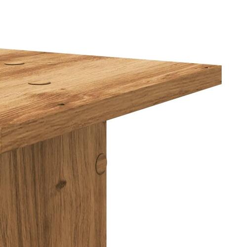 Højtalerstativer 2stk. 30x30x40cm konstrueret træ egetræsfarvet