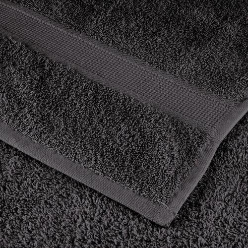 Vaskeklude 4 stk. Premium 30x30 cm 100 % bomuld antracitgrå