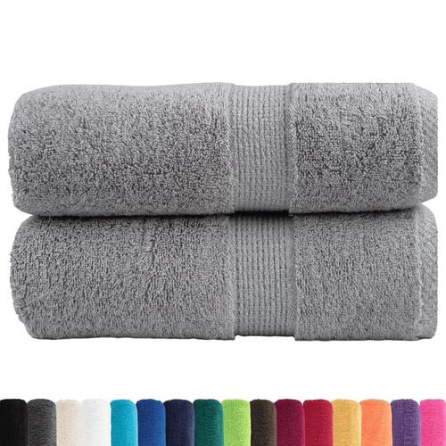 Håndklæder SOLUND 2 stk. Premium 30x30 cm 600 g/m2 grå