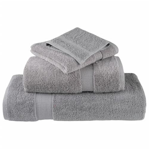 Håndklæder SOLUND 2 stk. Premium 30x30 cm 600 g/m2 grå