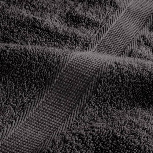Gæstehåndklæder SOLUND 10 stk. - antracit 30 x 50 cm