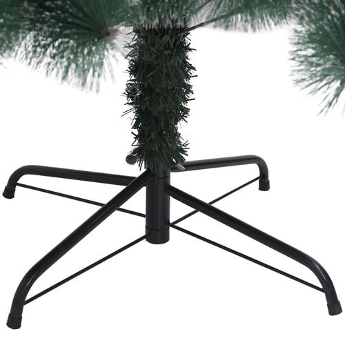 Kunstigt juletræ med fod 120 cm PET grøn