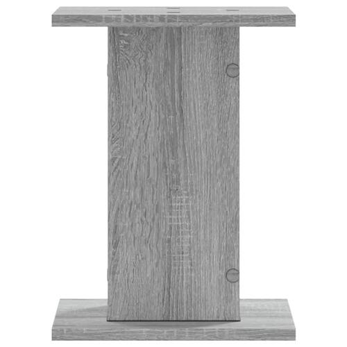 Højtalerstativer 2stk. 30x30x40cm konstrueret træ grå sonoma-eg